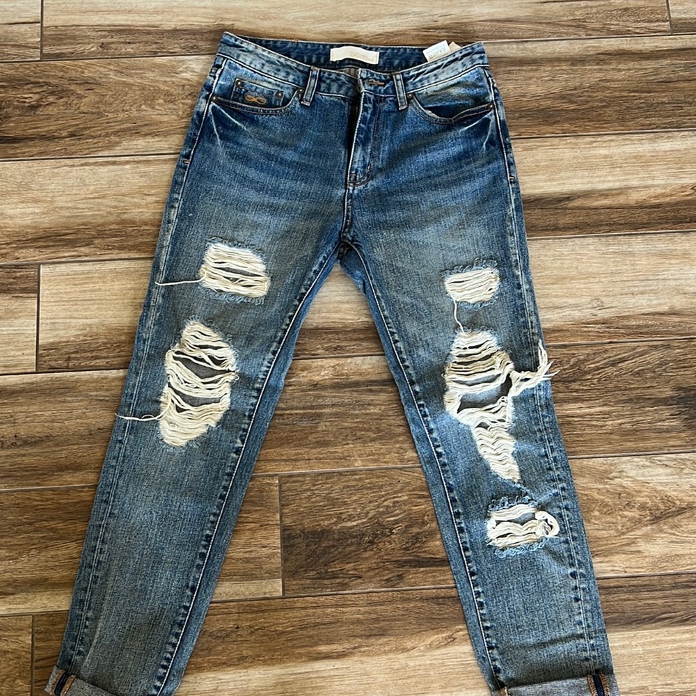 Plac jeans by placidwave blue distressed jeans